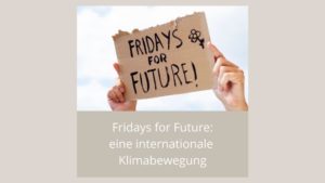 Fridays For Future - Eine Internationale Klimabewegung — Nachhaltig4future